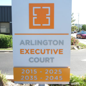 arlington executive court - day - routed push through letters