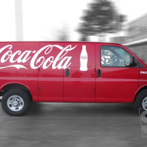 coca-cola applied graphics at a 3m certified install company