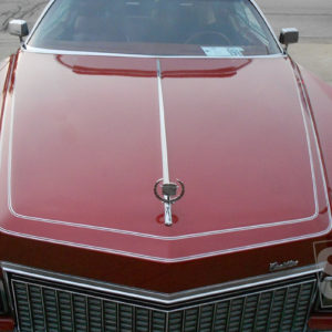 custom pinstriping on cadillac