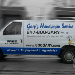 ford e250 handman van vinyl and digital graphics