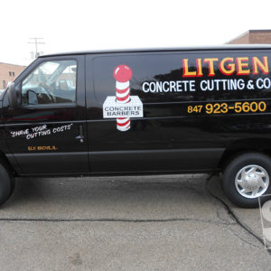 handpainted vehicle with custom graphics