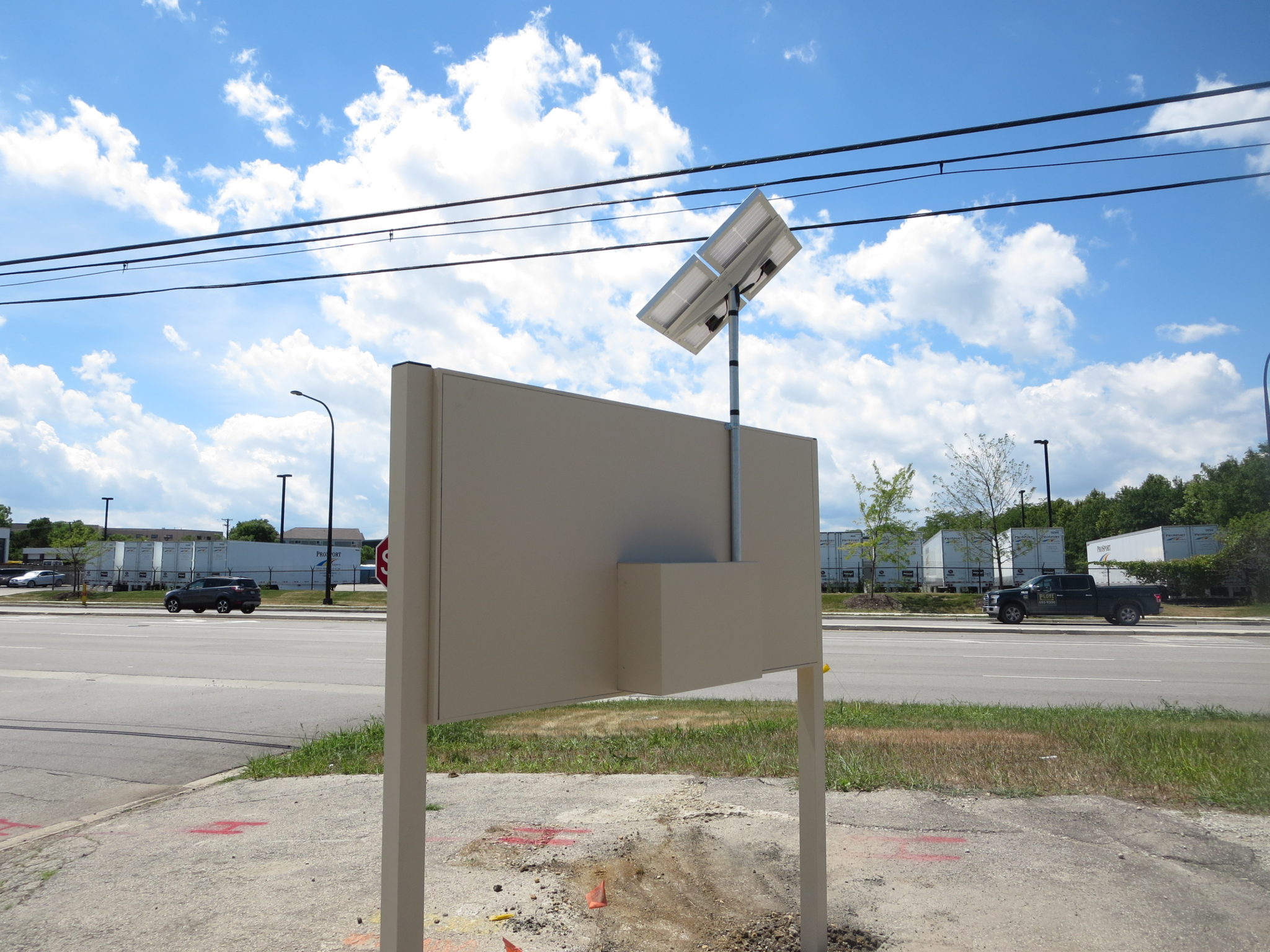 Solar Powered LED Sign - The Sign Palace